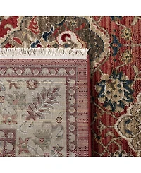 Lauren Ralph Lauren Ariel LRL1255C Red and Beige 3'3" X 4'10" Area Rug