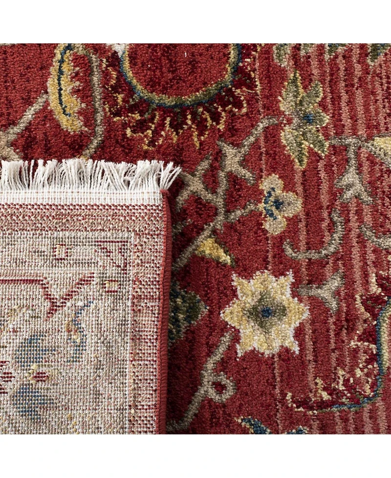 Lauren Ralph Lauren Ines LRL1293C Red and Beige 8' X 10' Area Rug