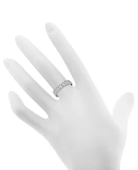 Essentials Linked Ring Silver-Plate