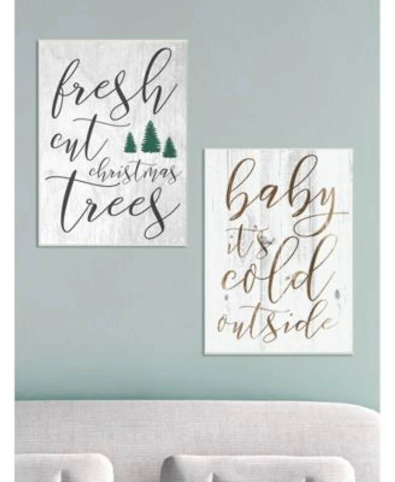 Stupell Industries Baby Its Cold Outside Wall Art Collection