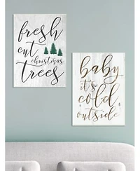 Stupell Industries Baby Its Cold Outside Wall Art Collection