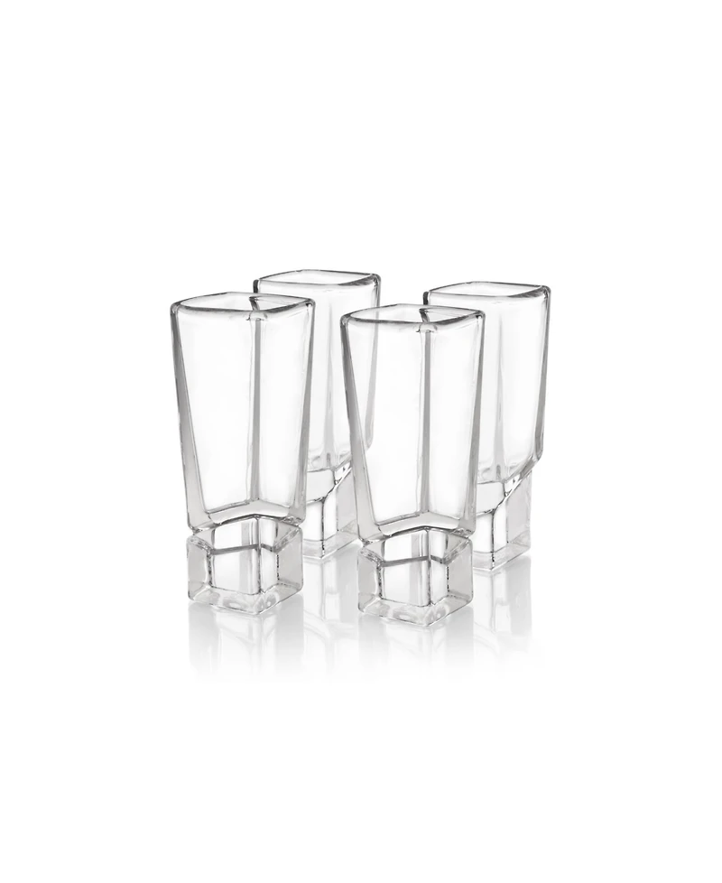 JoyJolt Carre Square Shot Glasses, Set of 8