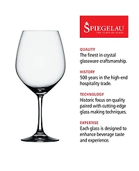 Spiegelau Vino Grande Burgundy Wine Glasses, Set of 4, 25 Oz