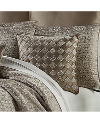 J Queen New York Cracked Ice Decorative Pillow, 18" x 18"
