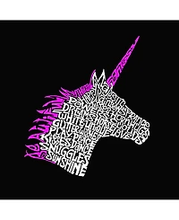 La Pop Art Men's Word T-Shirt - Unicorn