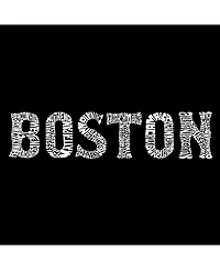 La Pop Art Men's Word T-Shirt - Boston Neighborhoods