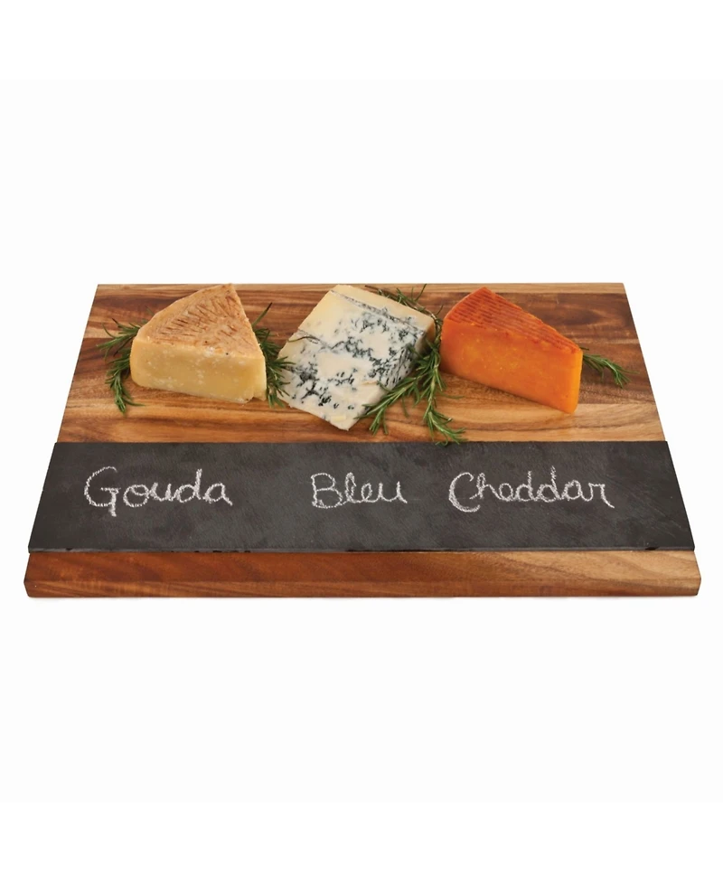 Twine Wood with Slate Cheese and Charcuterie Board