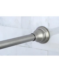 Kingston Brass Decorative Flange 72-inch Tension Shower Rod