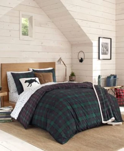 Eddie Bauer Woodland Tartan Green Comforter Sets