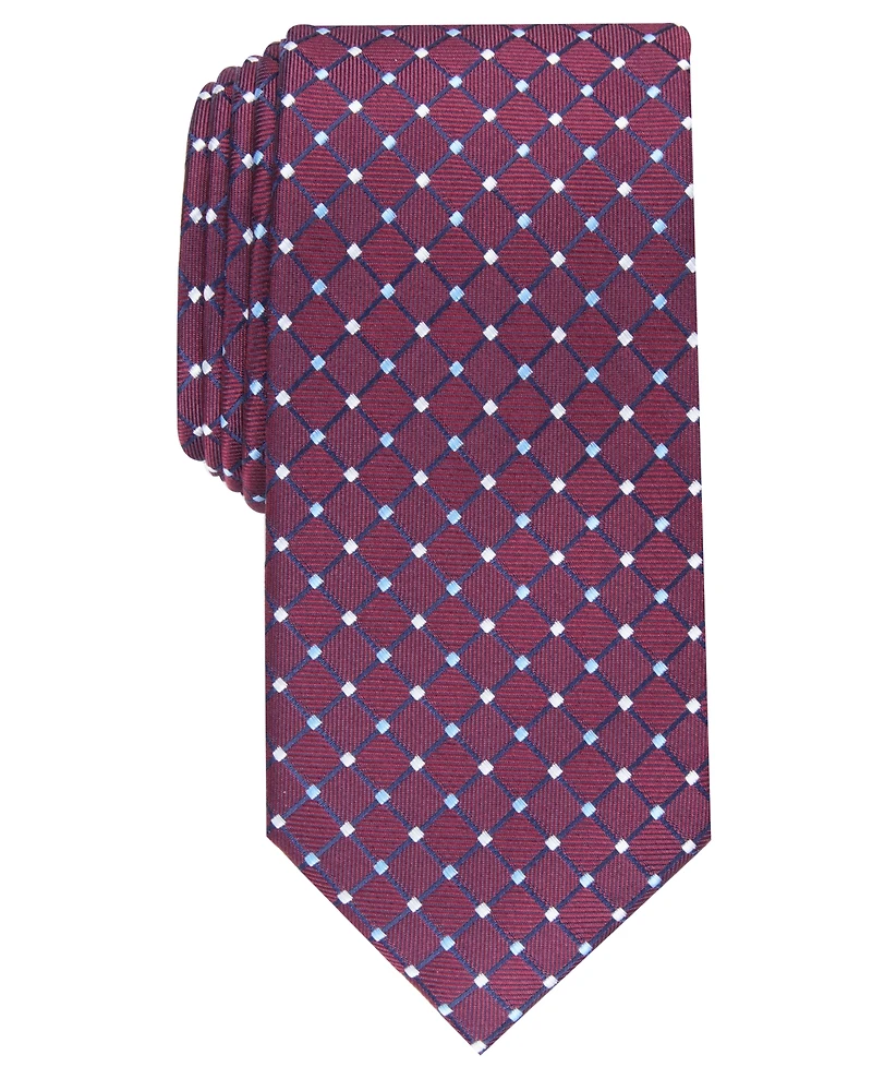 Club Room Men's Classic Grid Tie, Created for Macy's