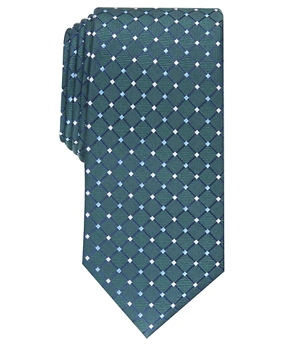 Club Room Men's Classic Grid Tie, Created for Macy's