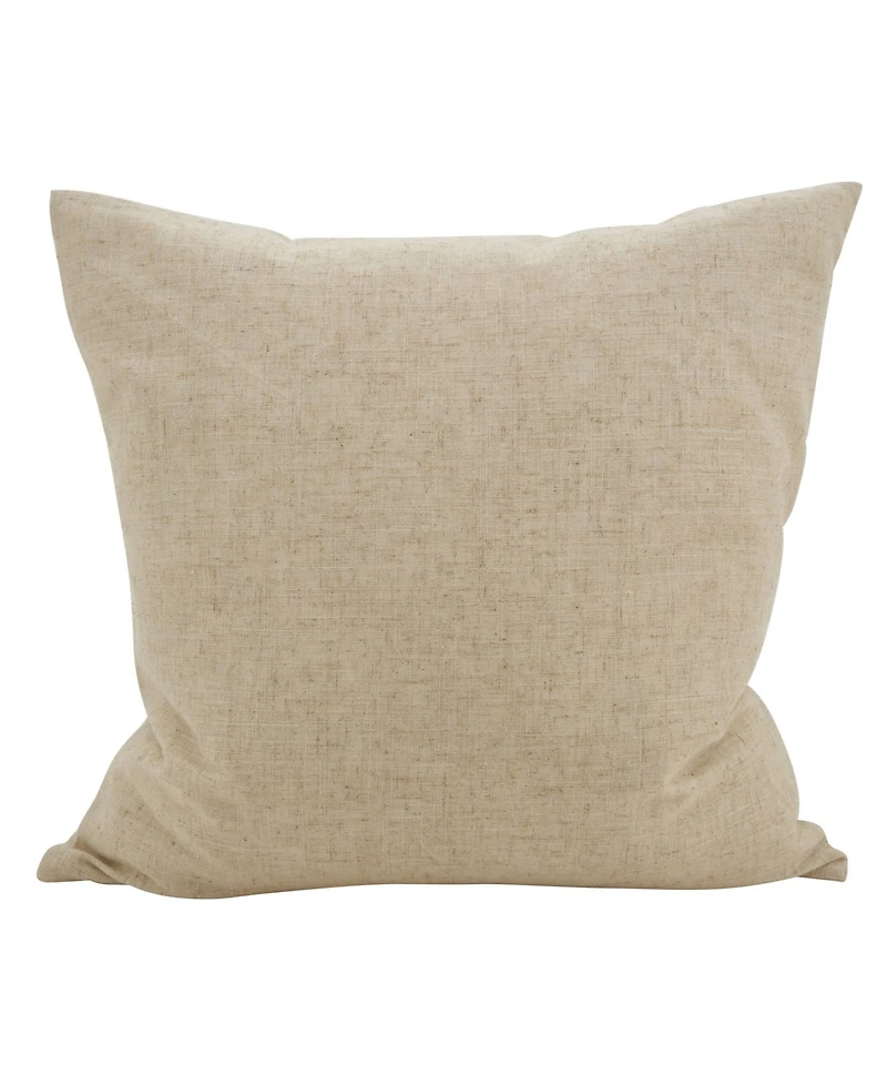 Saro Lifestyle Rose Flower Statement Decorative Pillow, 18" x