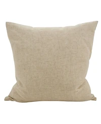 Saro Lifestyle Rose Flower Statement Decorative Pillow, 18" x