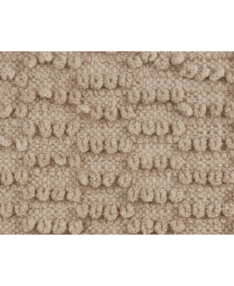 Saro Lifestyle Nubby Decorative Pillow, 12" x 20"