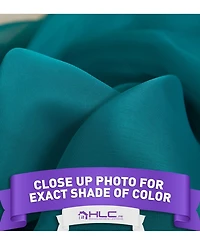 Hlc.me 2 Pack Sheer Voile Window Curtain Panels