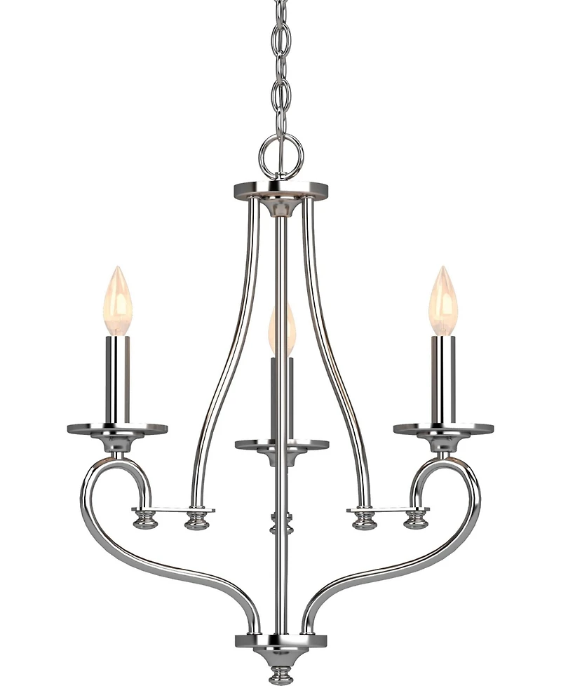 Volume Lighting Tes 3-Light Hanging Chandelier