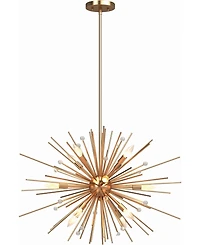 Volume Lighting Alice 12-Light Down Rod Chandelier
