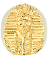 Legacy for Men by Simone I. Smith Men's Pharaoh Ring Yellow Ion-Plated Stainless Steel