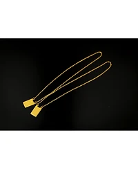 Steeltime Men's 18k gold Plated Stainless Steel Religious Escapulario Style Reversable Necklace