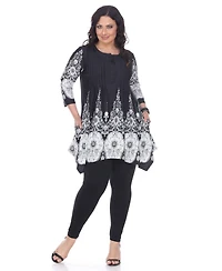 White Mark Plus Dulce Tunic Top