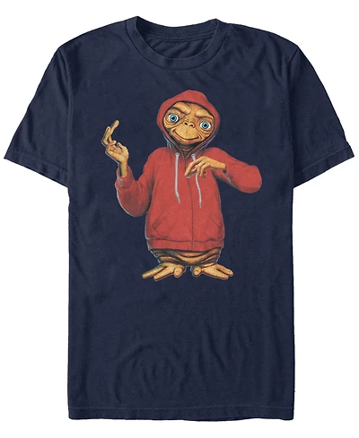 E.t. the Extra-Terrestrial Men's Alien A Hoodie Short Sleeve T-Shirt