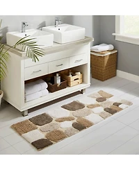 Chesapeake Pebbles Plush Bath Runner, 24" x 60"
