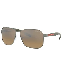 Prada Linea Rossa Men's Polarized Sunglasses, Ps 51VS 62