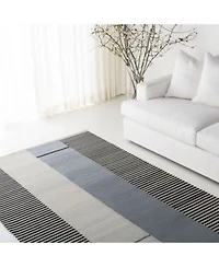 Lauren Ralph Lauren Aryn Stripe Lrl7310c Slate Area Rug Collection