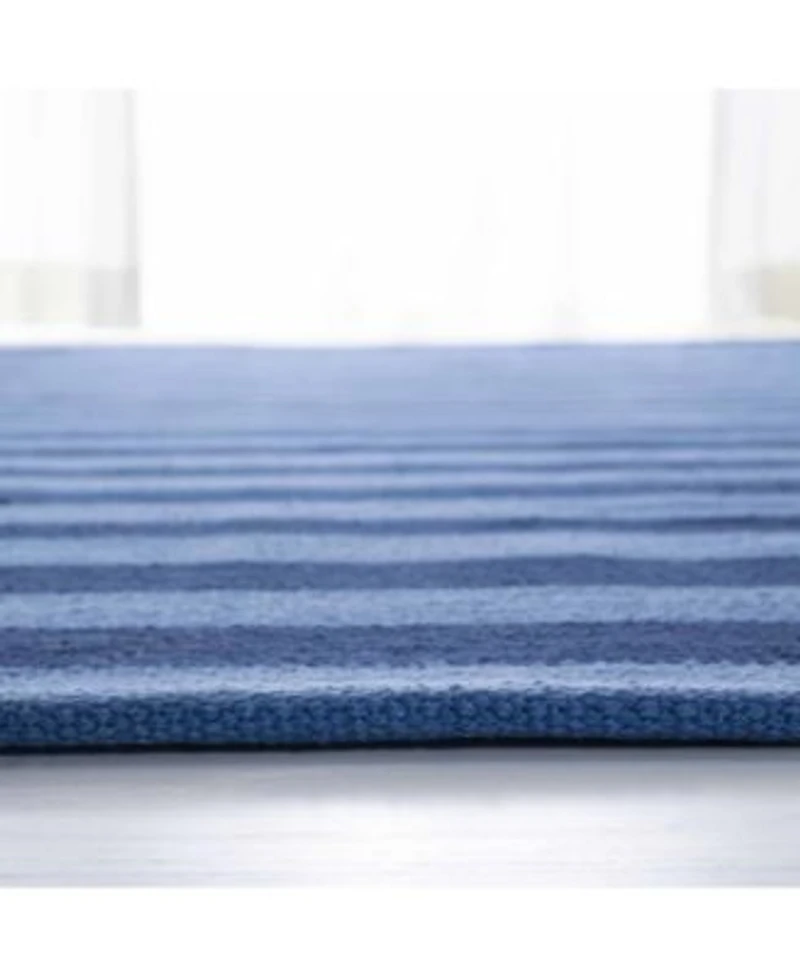 Lauren Ralph Lauren Ludlow Stripe Lrl7350a Indigo Area Rug Collection