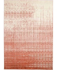 Bayshore Home Lyon Lyo2 Red Area Rug Collection