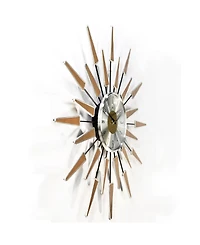 Infinity Instruments Starburst Wall Clock