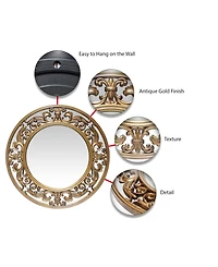 Infinity Instruments Round Wall Mirror