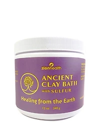 Zion Health Clay Bath with Sulfur, 12 oz