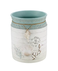 Avanti Farmhouse Shell Textured Resin Wastebasket