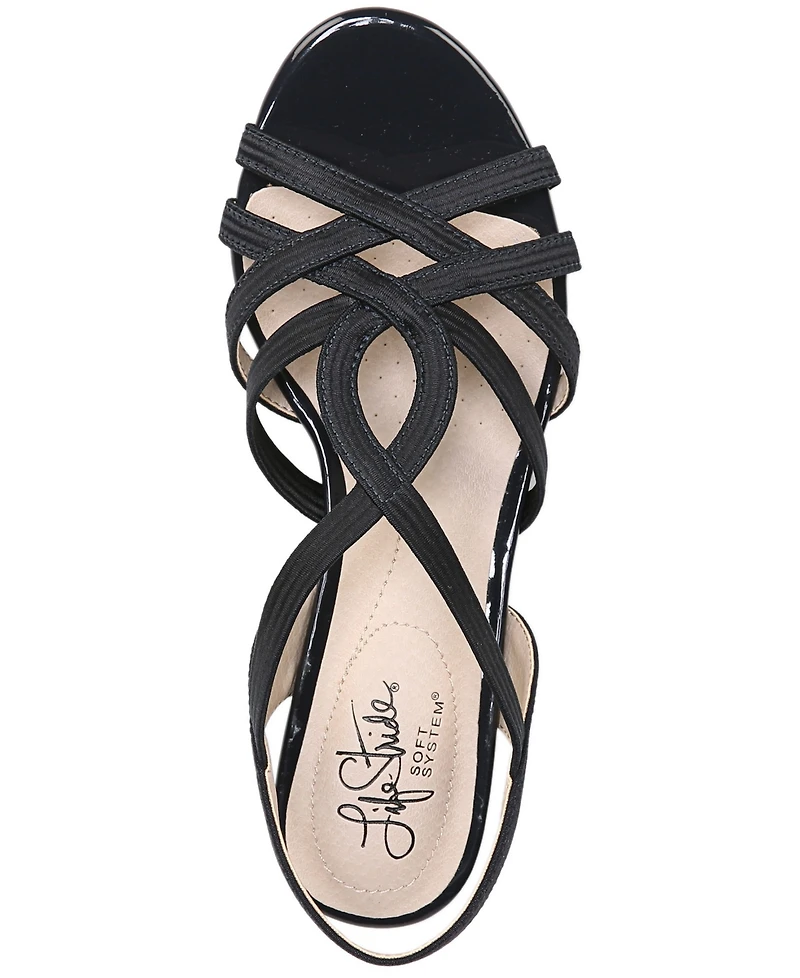 LifeStride Yaya Strappy Wedge Sandals