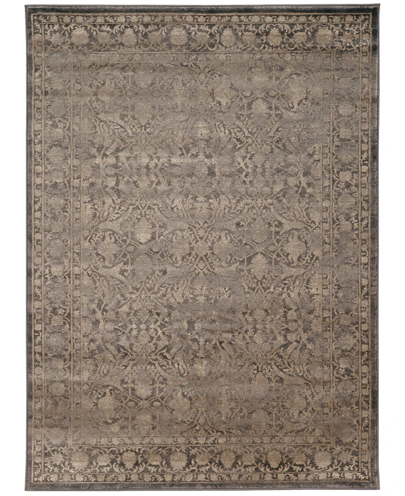 Closeout! Km Home 3564/0041/Lightbrown Cantu Brown 5'3" x 7'3" Area Rug