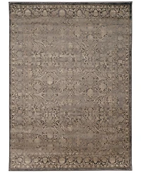 Closeout! Km Home 3564/0041/Lightbrown Cantu Brown 5'3" x 7'3" Area Rug