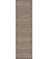 Closeout! Km Home 3564/0043/Lightbrown Cantu Brown 2'2" x 7'7" Runner Rug