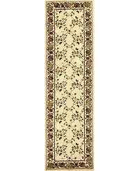 Closeout! Km Home 1590/2005/Ivory Pesaro Ivory 2'2" x 7'7" Runner Rug