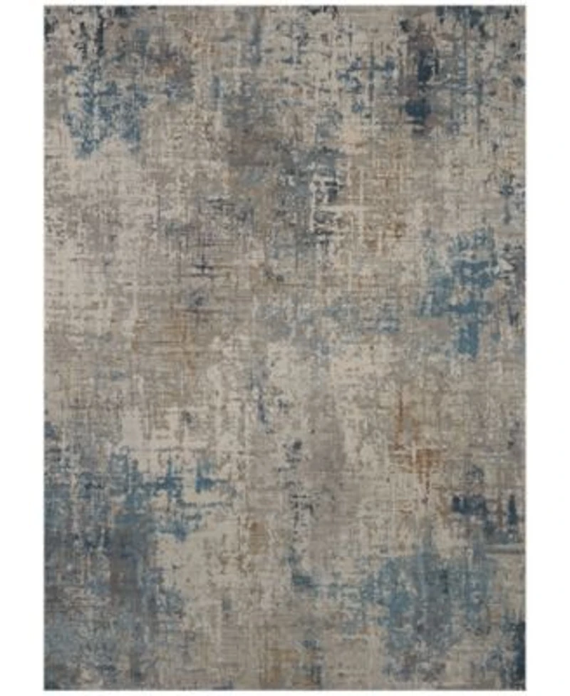 Karastan Tryst Marseille Blue Area Rug Collection