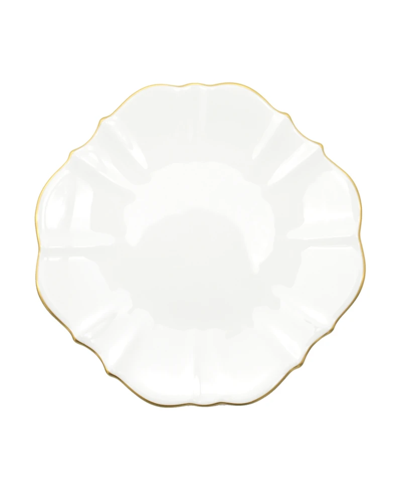 Twig New York Amelie Brushed Gold Rim 10.5" Dinner Plate