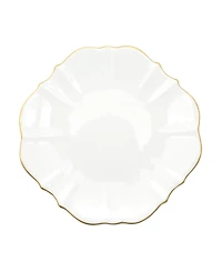 Twig New York Amelie Brushed Gold Rim 10.5" Dinner Plate