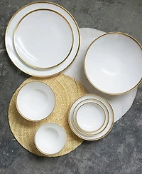 Twig New York Golden Edge Soup/Pasta Bowls - Set of 2