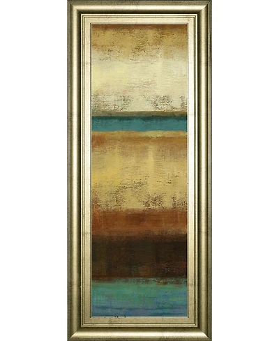 Classy Art Earth by Allison Pearce Framed Print Wall Art - 18" x 42"
