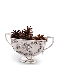 Vagabond House Noble Elk Pewter Gravy Sauce Boat, Bowl