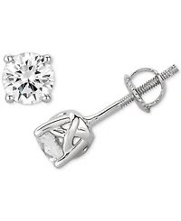 Gia Certified Diamond Stud Earrings (1 ct. t.w.) 14k White or Yellow Gold