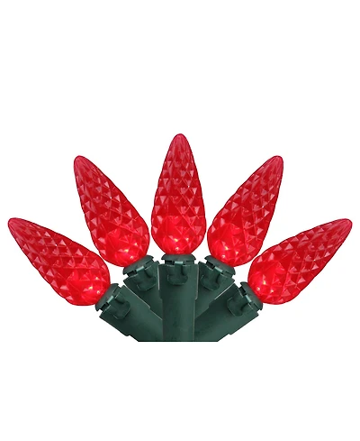 Northlight Set of 70 Red Led C6 Christmas Lights - Green Wire