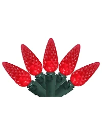 Northlight Set of 70 Red Led C6 Christmas Lights - Green Wire