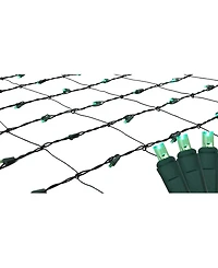 Northlight 4' x 6' Green Led Wide Angle Christmas Net Lights - Green Wire