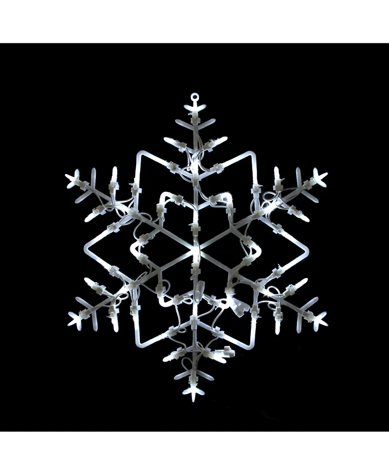 Northlight 16" Led Lighted Snowflake Christmas Window Silhouette Decoration
